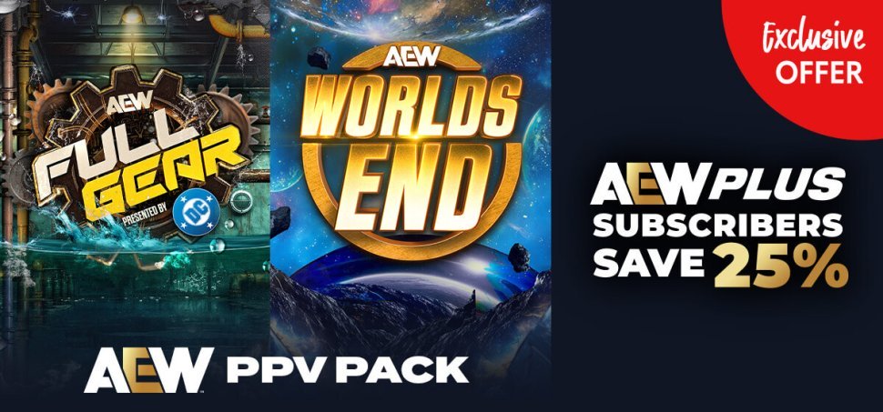 AEW 2025 PPV: Pack #3 (Full Gear & Worlds End) - Exclusive Offer