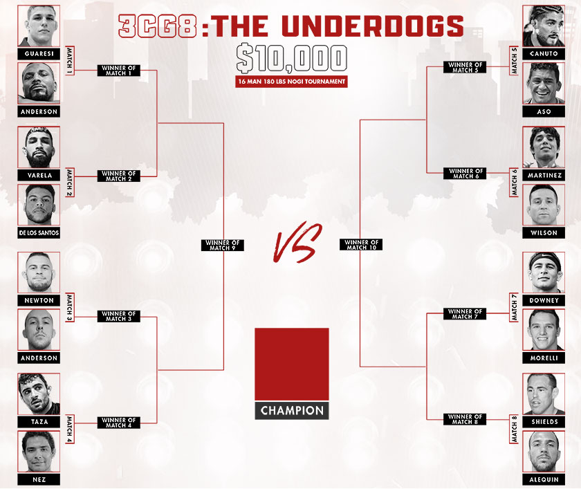 3CGC8 - 16 Man Tournament Brackets