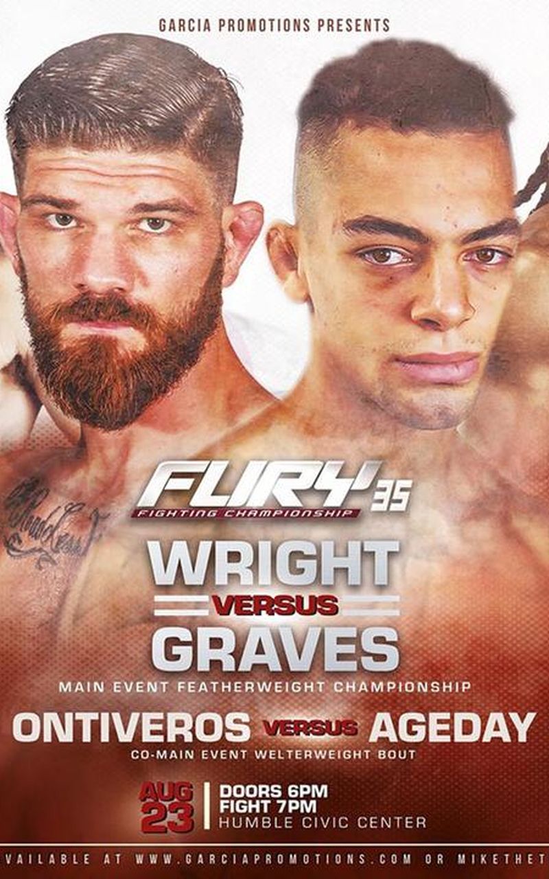 Fury Fighting Championships 35: Cameron Graves vs Colin Wright