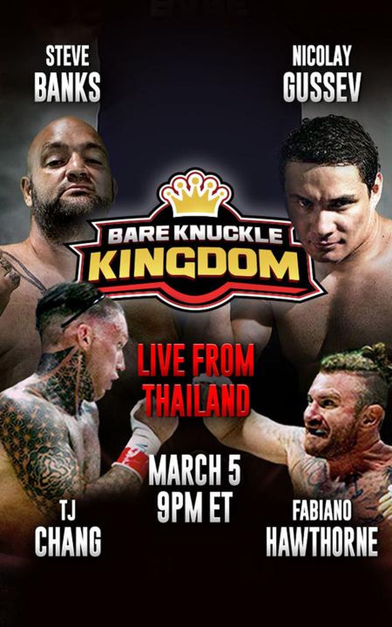 ▷ BKFC Bare Knuckle Kingdom - Live from Thailand - Official Replay