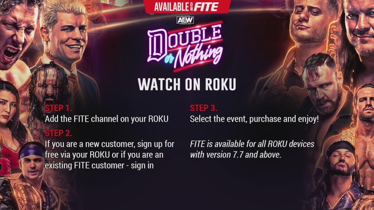 How to Watch AEW Double or Nothing 2021 TrillerTV Powered by FITE