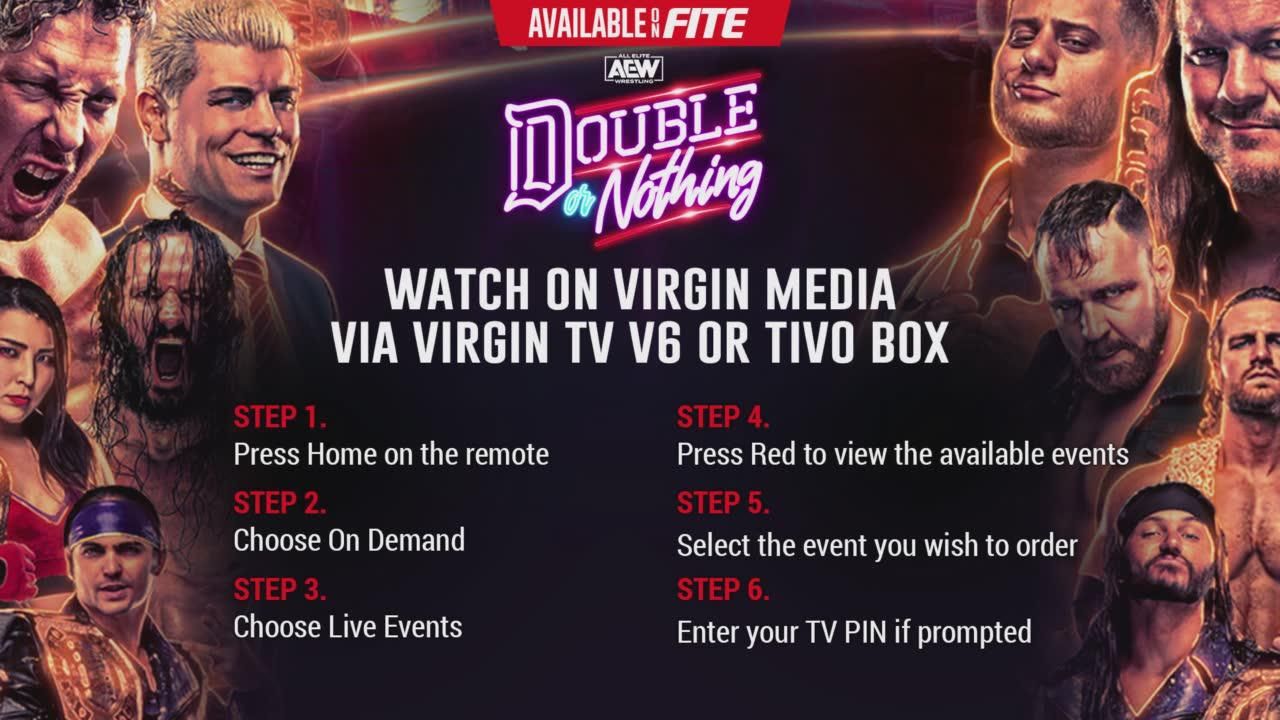 How to Watch AEW Double or Nothing 2021 TrillerTV Powered by FITE