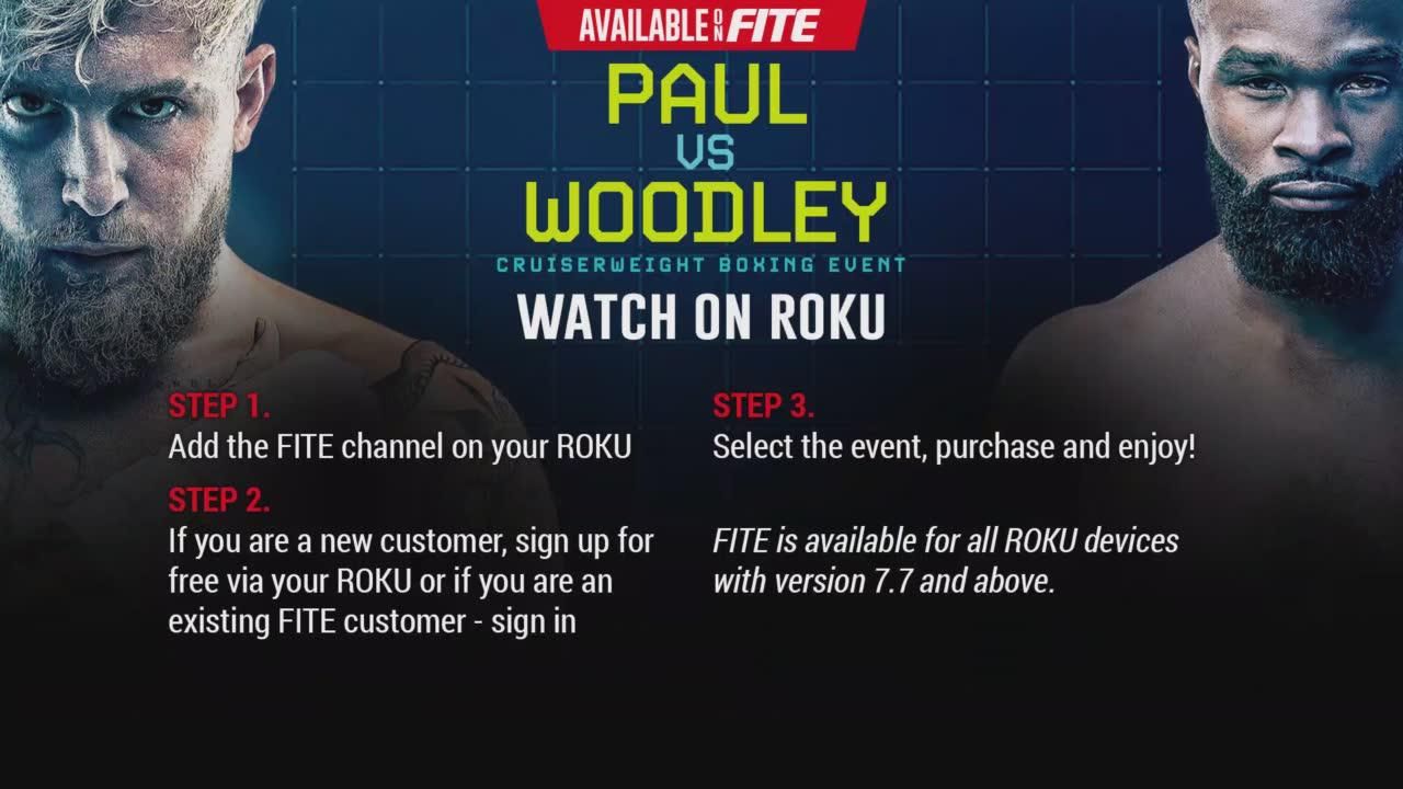 ▷ How To Watch Jake Paul vs Tyron Woodley