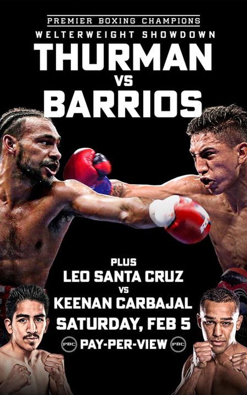 ▷ PBC Keith Thurman vs Mario Barrios - Official PPV Replay