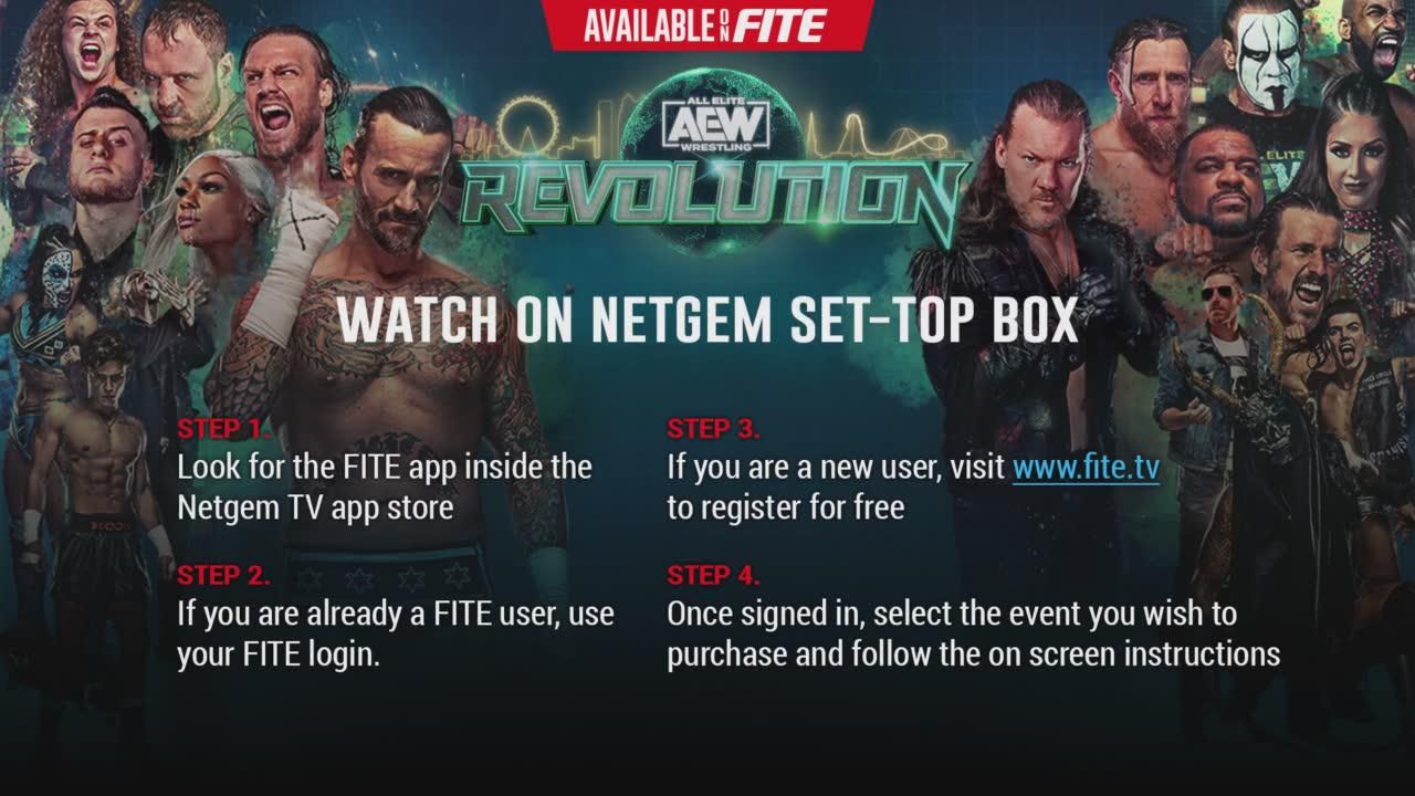 ▷ How To Watch AEW Revolution 2022