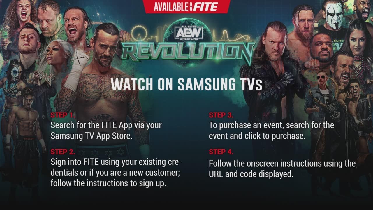 ▷ How To Watch AEW Revolution 2022