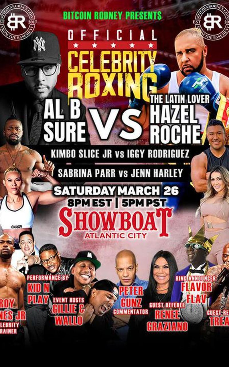 ▷ Bitcoin Rodney The Official Celebrity Boxing - Al B Sure vs Hazel Roche - Official Replay
