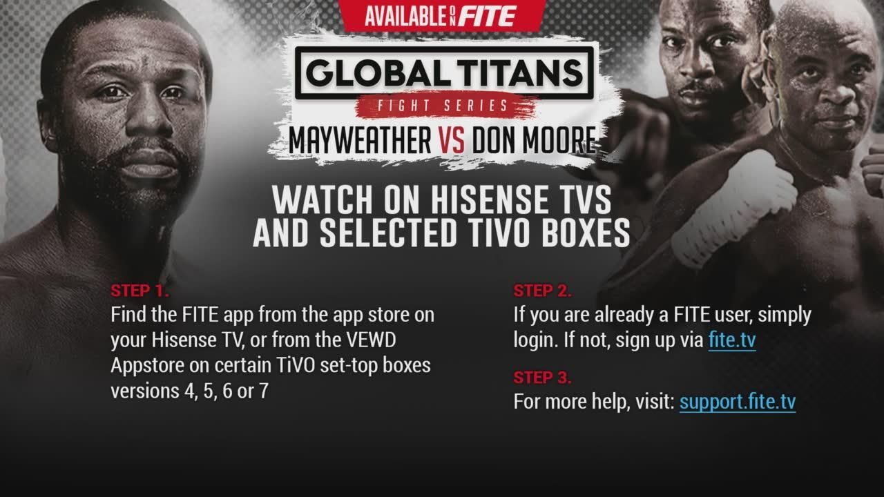 ▷ How To Watch Mayweather vs Moore