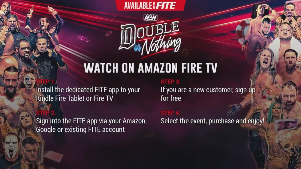 ▷ How to Watch AEW Double or Nothing 2022