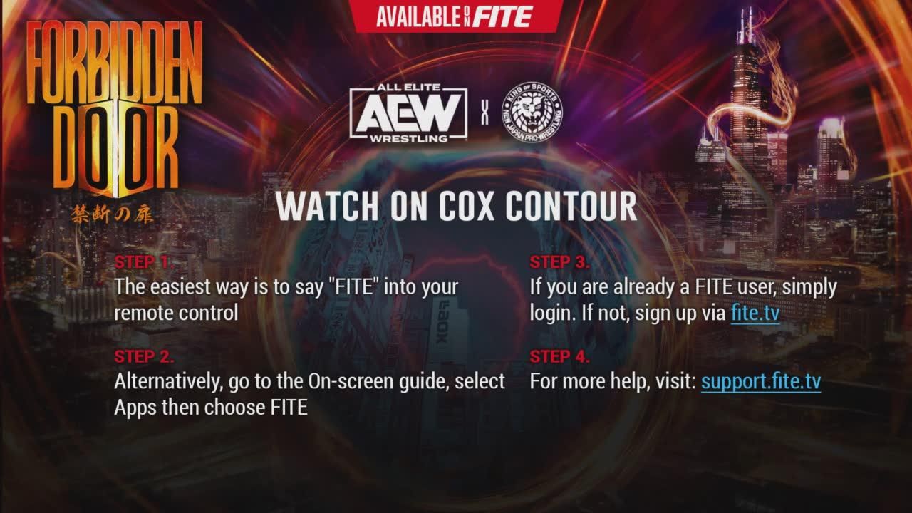 ▷ How to Watch AEW x NJPW Forbidden Door
