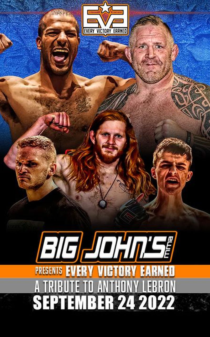 Big John's MMA Every Victory Earned A Tribute to Anthony Lebron