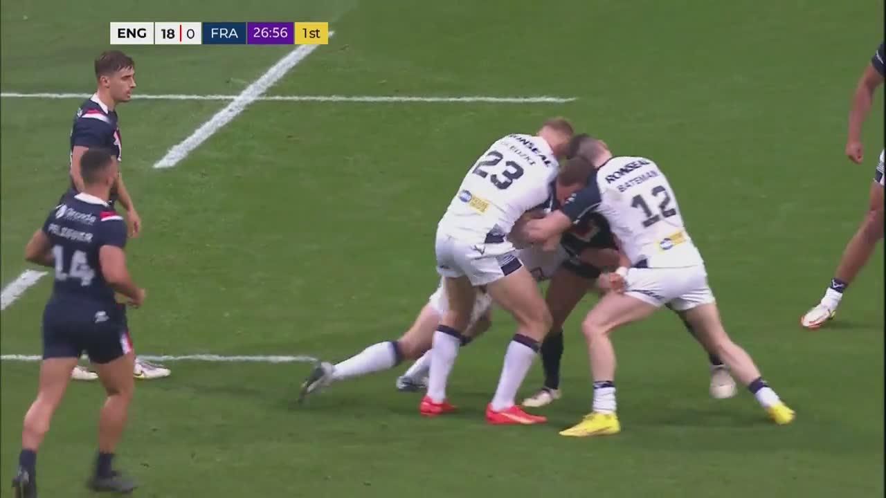 Men's Rugby League World Cup England vs France Official PPV Replay