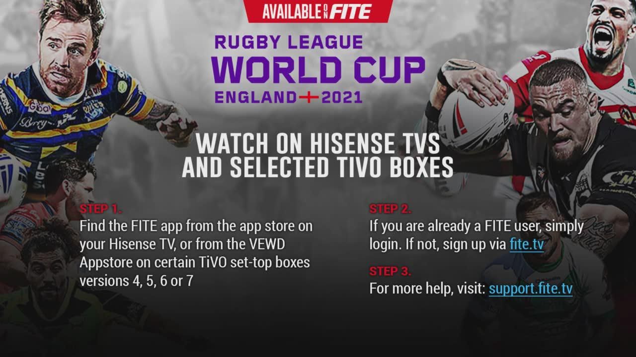 ▷ How to Watch Rugby League World Cup