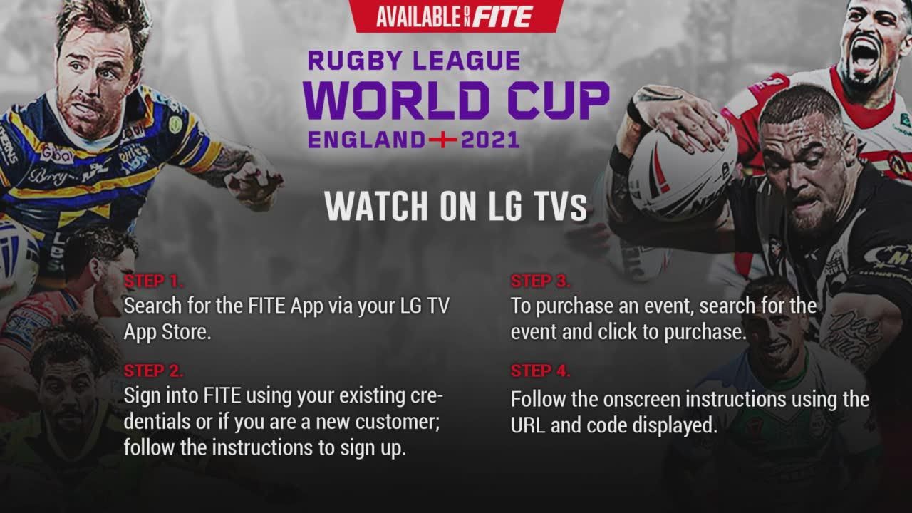 How to Watch Rugby League World Cup FITE