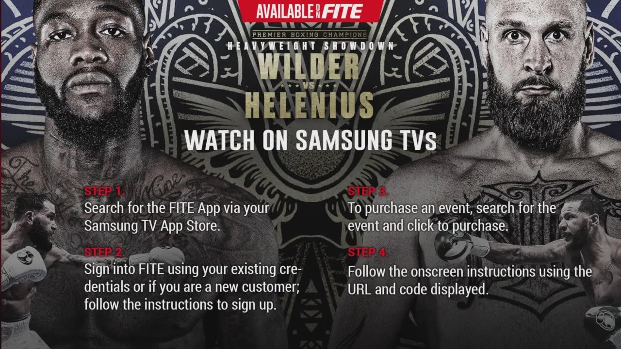 how to watch wilder fight