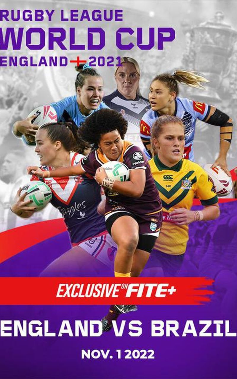 ▷ Womens Rugby League World Cup England vs Brazil - Official Replay