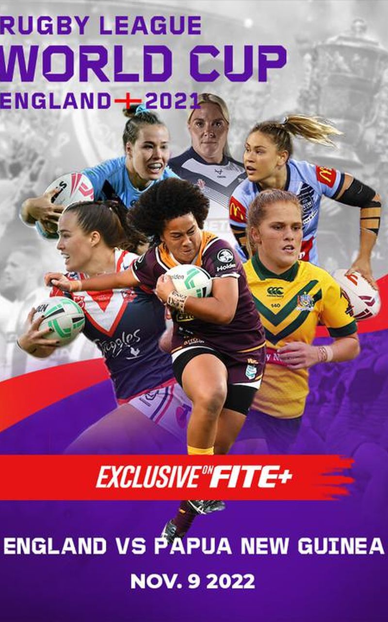 ▷ Womens Rugby League World Cup England vs Papua New Guinea - Official Replay