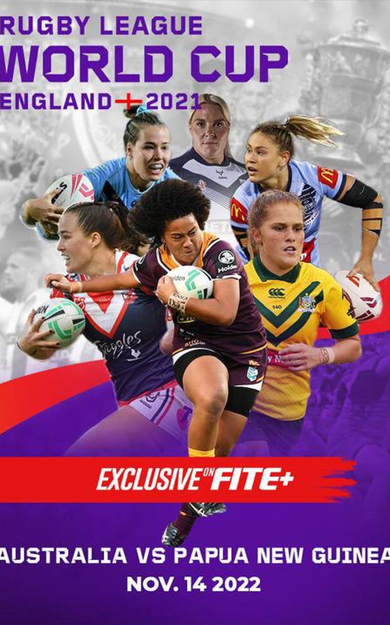 ▷ Womens Rugby League World Cup Semi Final 1 - Australia vs Papua New Guinea - Official Replay