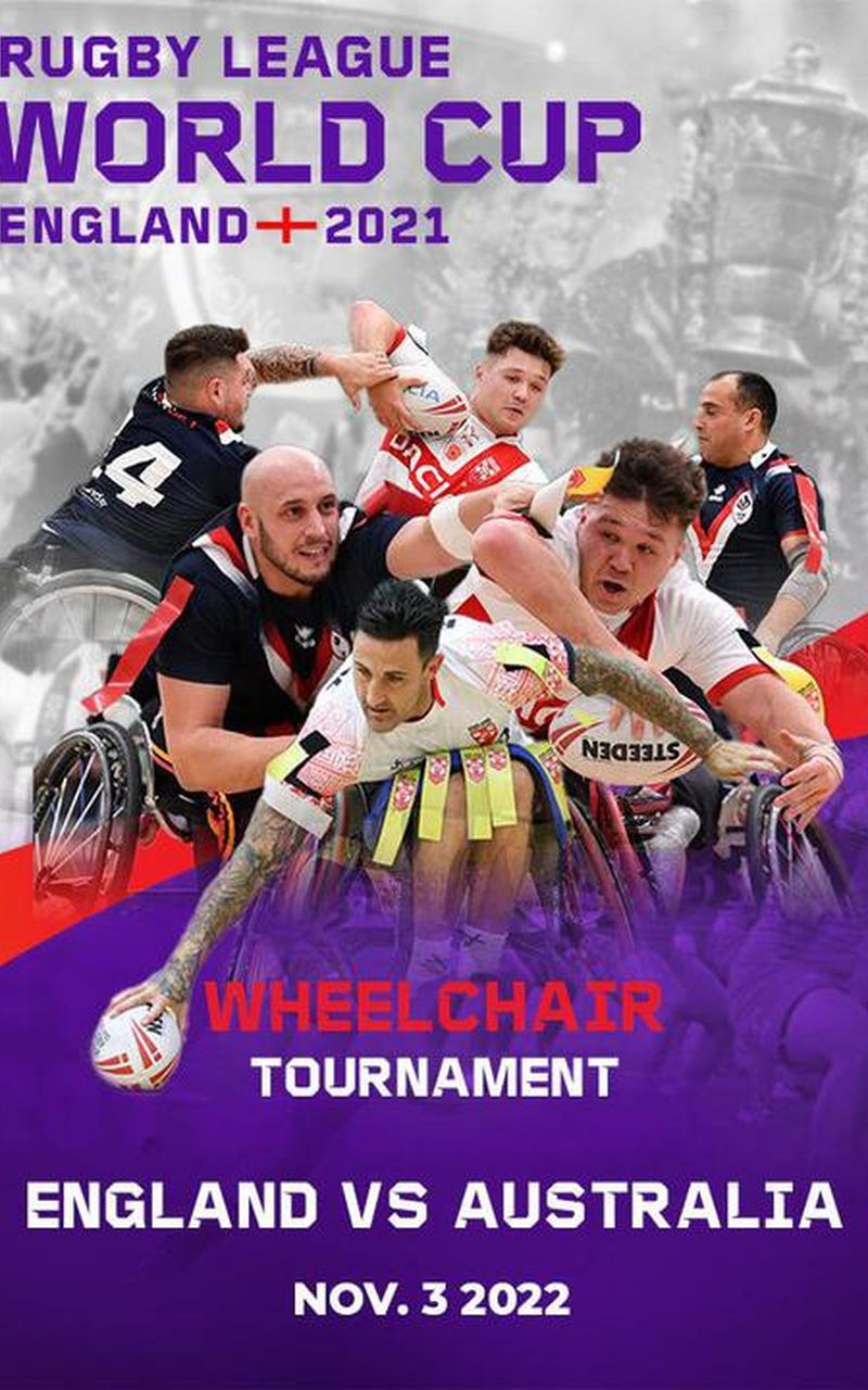 ▷ Wheelchair Rugby League World Cup England vs Australia - Official Free Replay
