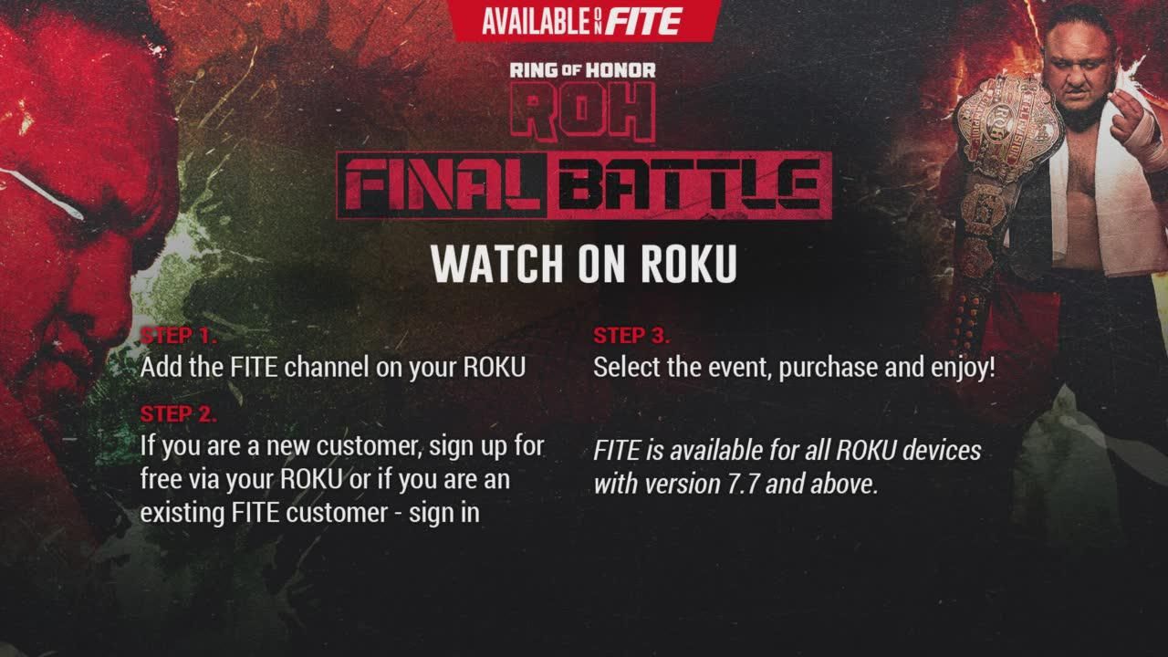 How To Watch ROH Final Battle 2022 FITE