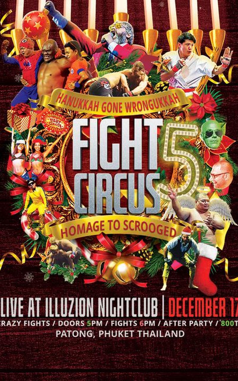 Fight Circus 5 Hanukkah gone Wrongukkah, an Homage to Scrooged