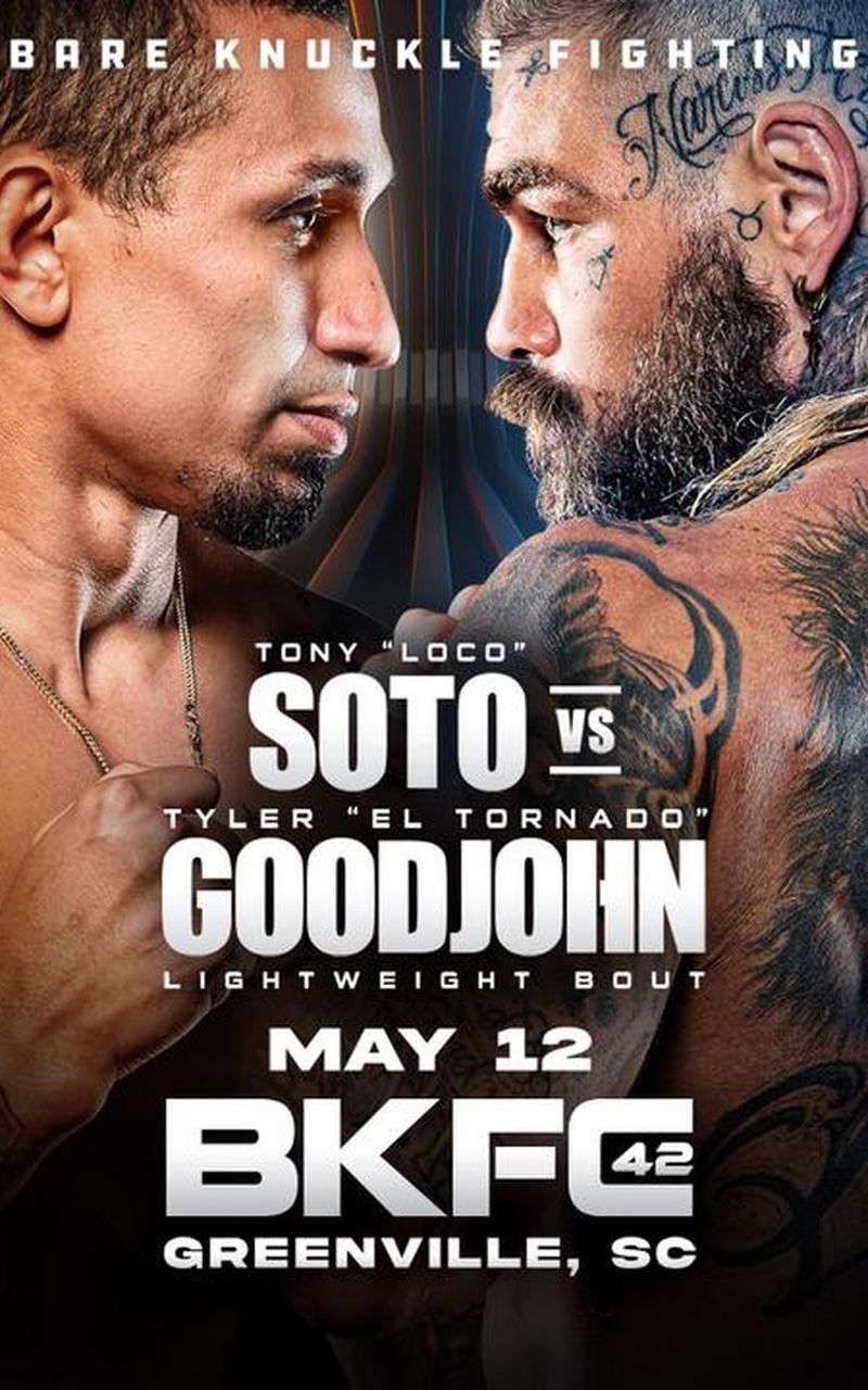 BKFC 42  Greenville: Antonio Soto III vs Tyler Goodjohn