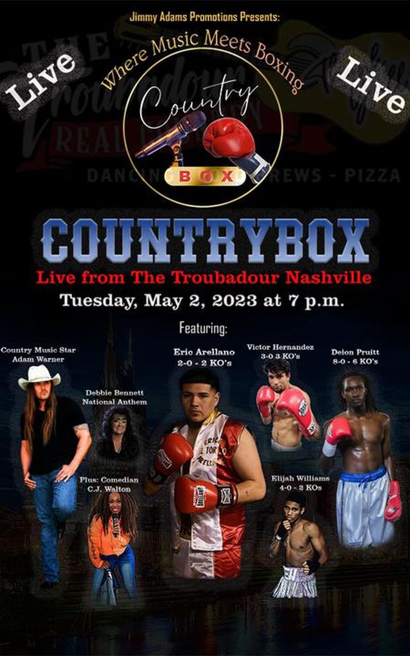 ▷ Country Box Where Music Meets Boxing, May 2nd Official