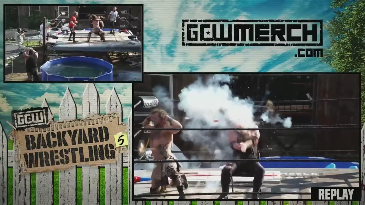 GCW Backyard Wrestling 5 Official Replay FITE