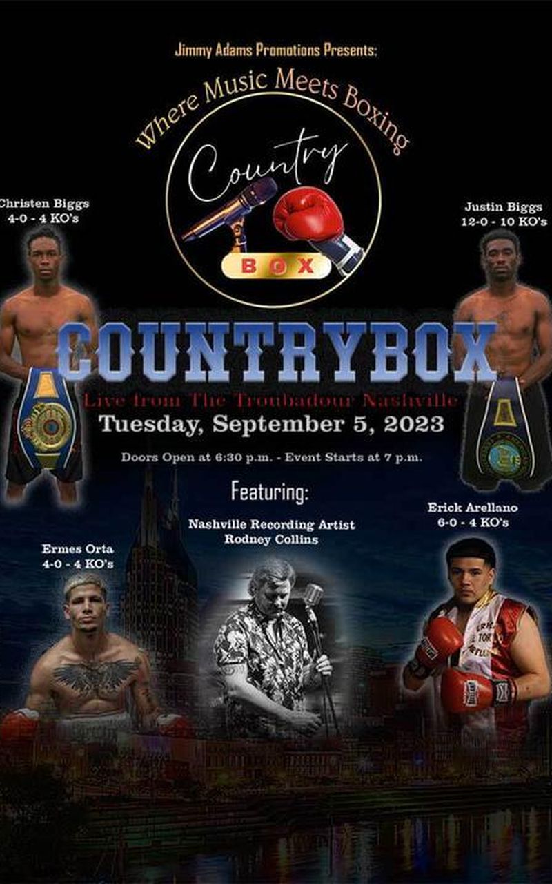 ▷ Country Box Where Music Meets Boxing, September 5th - Official Free Replay