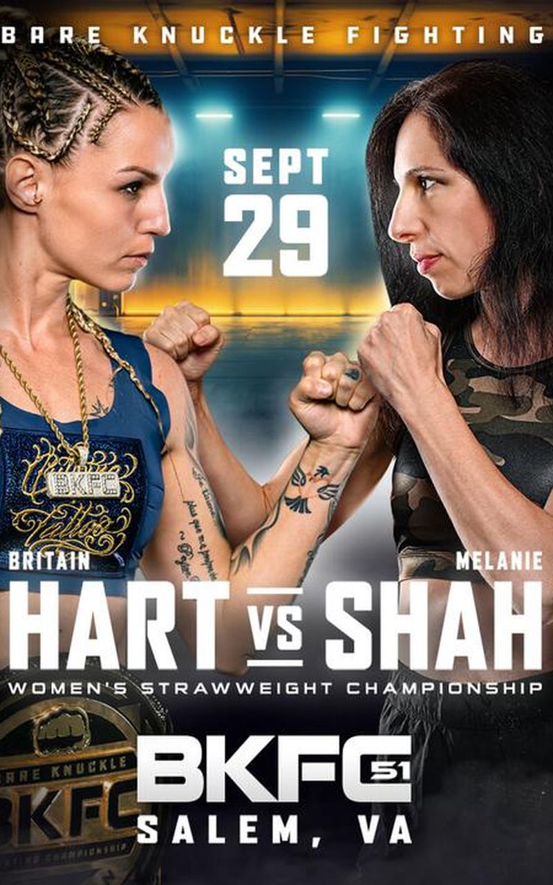 BKFC 51 Salem: Britain Hart vs Melanie Shah