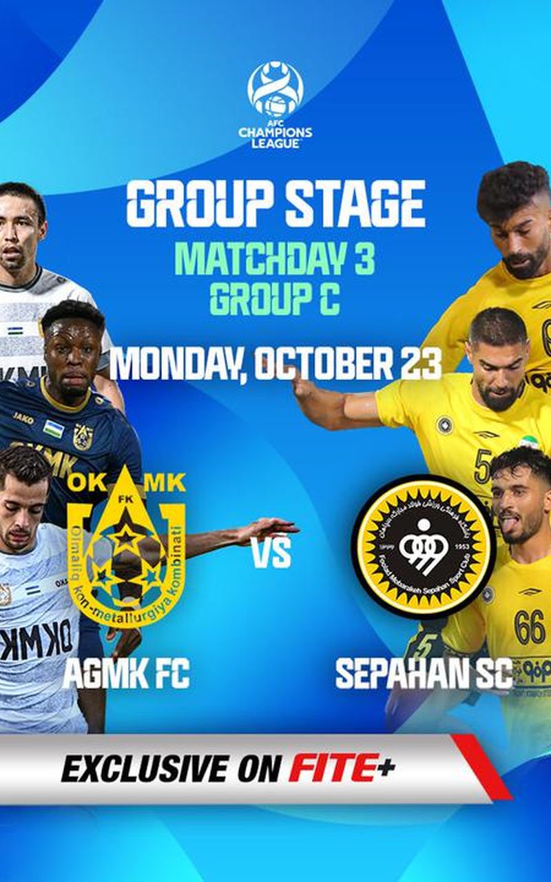 ▷ AFC Champions League 2023/24: AGMK FC vs Sepahan SC - Official Replay -  TrillerTV - Powered by FITE