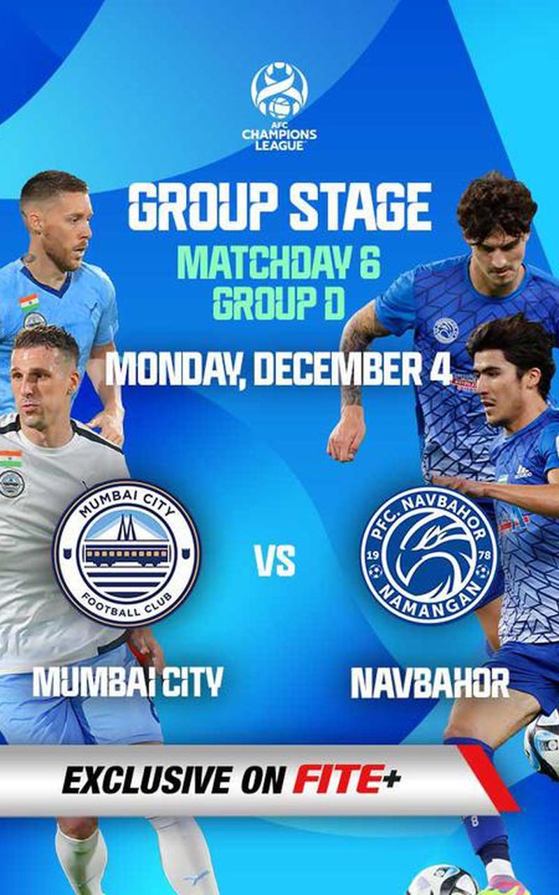 AFC Champions League: Assista ao vivo e de graça ao jogo Navbahor x Mumbai  City
