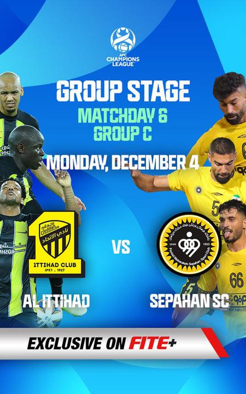 ACL - Full Match - Group C  Al Ittihad (KSA) vs Sepahan SC (IRN) 