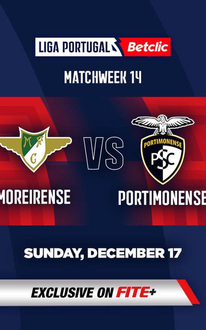 Moreirense x Portimonense ao vivo hoje 17.12.2023 Hoje Loren