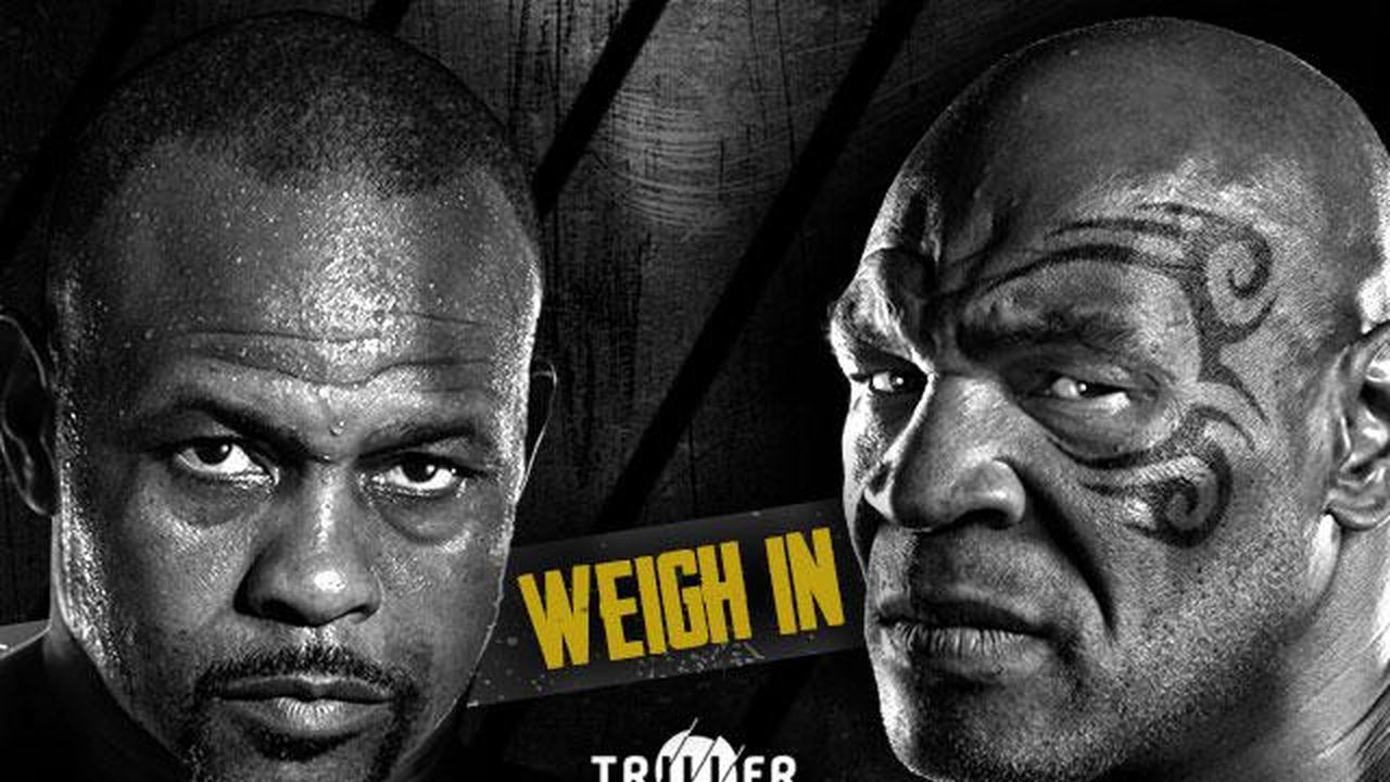 ▷ Weigh-In Mike Tyson vs Roy Jones Jr