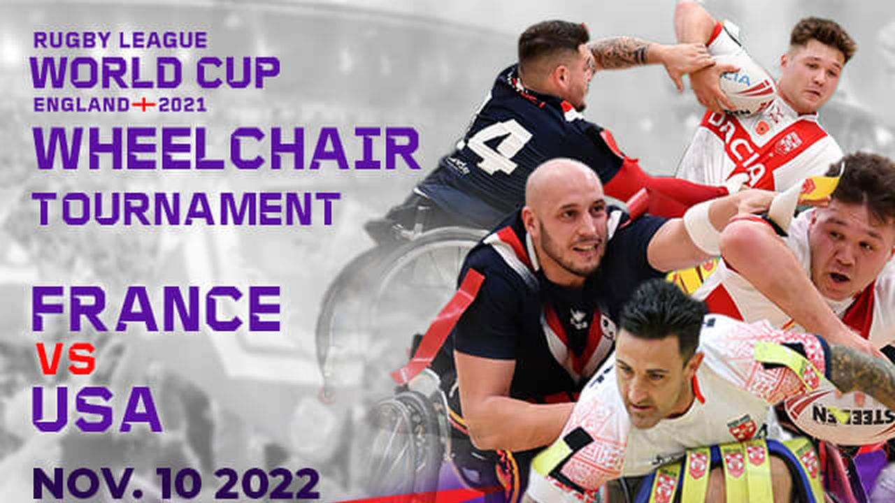 ▷ Wheelchair Rugby League World Cup France vs USA - Official Free Replay
