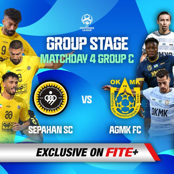 LIVE : Sepahan vs FC OKMK AGMK Olmaliq  Sepaxon - AGMK - سيباهان vs إف  سي أولمالك 