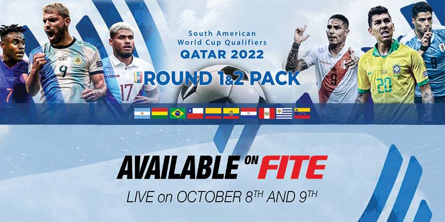 South American World Cup Qualifiers 2020 LIVE on FITE - FITE